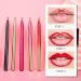 Exquisite Professional Lip Brush Applicators-Retractable Lipstick Brushes- Lipstick Gloss Makeup Brush Tool For Women and Girls (Two-Head-Black) - Buy Online on GoSupps.com