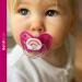 Dentistar Silicone Pacifier Set - Size 2 (6-14 Months) | Tooth & Jaw Friendly BPA-Free Made in Germany - Pink Stars - Buy Online on GoSupps.com