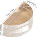 Hemoton Eye Shadow Plate Highlighter Press Stamp Blush Press Stamp Makeup Repair Tool Tamper Acrylic 2.60X1.30X0.90CM Transparent - Buy Online on GoSupps.com