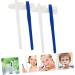 Minkissy Double-Headed Toothbrush for False Teeth - 12-Pack Denture Cleaning Brushes & Tools for Optimal Oral Hygiene - Buy Online on GoSupps.com