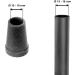 KMINA Walking Stick Rubber Tips 16mm & 15mm (Set of 4) - Ferrules for Walking Sticks - Buy Online on GoSupps.com