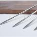 JIHUOO 6-Piece Stainless Steel Double Makeup Spatula Set | Cosmetic Gel & Cream Applicator for Beauty Professionals - Buy Online on GoSupps.com