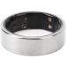 Buy Smart Ring Tracker - Silver Stainless Steel Zirconia Ceramic Fitness Ring for Sports & Daily Use | International Shipping - Buy Online on GoSupps.com