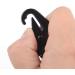 Selighting Tactical Carabiner - 2 PCS Molle Belt Snap Hook Keychain for Molle Bag & Outdoor Activities - Black - Buy Online on GoSupps.com