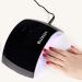 Bluesky 24W LED UV Nail Lamp for Gel Polish | Professional Nail Dryer with Auto Sensor and 2 Timers | UK Plug (Black) - Buy Online on GoSupps.com