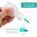 Balana 6 Pcs 30ml Glue Applicator Bottles - Plastic Dropper Bottles for Crafts and Oil - White - Buy Online on GoSupps.com