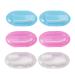 Miokycl 6pcs Baby Toothbrush Set for Early Oral Hygiene Training Safe and Gentle Silicone 6pcs