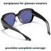 Shop Maysprings Snap Shades Sunglasses | Over Glasses Polarized Purple | International Shipping Available - Buy Online on GoSupps.com