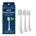 PLUS ULTRA Electric Toothbrush Replacement Heads - Eco-Friendly and Biodegradable Toothbrush Replacement Heads Made from Plants - Soft Nylon Bristles Heads - 3 Replacement Heads Per Pack
