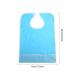 Soft and Comfortable Adult Bibs - Waterproof Washable Foam Bibs for Disabled Adults | Light Blue 23x13cm - Buy Online on GoSupps.com