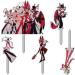 Xinchangda Anime Hazbin Hotel Cake Topper Acrylic Theme Birthday Decoration Angel Dust/Alastor Anime Cake Decoration Baking Dessert Party Supplies Cake Card Hazbin Hotel 8-15cm - Buy Online on GoSupps.com