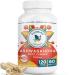Organic Ashwagandha Capsules, Stress & Sleep Support, Potent 1200mg Pure Ashwagandha Root Powder, 120 Vegan Ashwagandha Capsules, Made in USA - 1 Bottle 120 Count (Pack of 1)