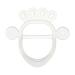 Teeth -Eating Bracelet Silicone Bracelet Baby Sole Molar Hand Teether Calculus Remover Clear One Size