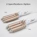 Professional Perm Splint Hair Wave Wand - Tourmaline Ceramic Triple Barrel Crimper with Fast Heating & Adjustable Temperature for Perfect Waves - Buy Online on GoSupps.com