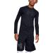 Under Armour Boys' HeatGear Armour Long Sleeve T-Shirt Black (002)/Pitch Gray Small