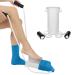 Anggrek sock Aid Helper extends the range to 33 " Easy on & Off Stocking Slider Sockenhelfer Aide Tool for the elderly seniors pregnant women
