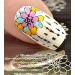 KADS Nail Stamping Plate FL028 - Flower Nature DIY Manicure Stencil Tool - Buy Online on GoSupps.com