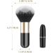 Luxspire Large Loose Powder Makeup Brush - Soft Flat Kabuki Brush for Face Blending & Highlighting - Black & Gold - Buy Online on GoSupps.com