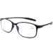 DOOViC Blue Light Filter Computer Reading Glasses for Unisex TR259-C (9 Colors) Matte Black 1.0 x