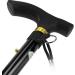 Walking Stick Adjustable Aluminum Metal Walking Stick Folding Walking Aid Mobility Aid Collapsible Travel Cane with Non-Slip Rubber Base Lightweight Flexible and Durable - Buy Online on GoSupps.com