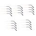 Ultechnovo schnapps glasses 10 pairs of glasses legs glasses brake brick spare parts sunglasses spare parts metal ros gold men women suite sunglasses lakes for glasses sunglasses ros goldx5st 14x4cmx5pcs