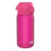 Ion8 Kids Water Bottle 350 ml/12 oz Leak Proof Easy to Open Secure Lock Dishwasher Safe BPA Free Carry Handle Hygienic Flip Cover Easy Clean Odour Free Carbon Neutral Pink 350ml OneTouch 2.0
