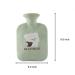 1L Cartoon Hot Water Bottle with Soft Cover for Neck & Shoulder Pain Relief - Hot & Cold Therapy Pack for Kids & Women - Green - Buy Online on GoSupps.com