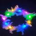LEEMASING LED Feather Wreath Crown Headband Light-Up Angel Halo Headband For Wedding Christmas Halloween Valentine's Day (Colorful) - Buy Online on GoSupps.com