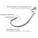 UCEC Fishing Hooks 100pcsbox Offset Wide Gap 2X Strong Worm Hooks for Bass Trout - Sizes 1-50 - Buy Online on GoSupps.com