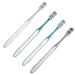 Frcolor 4 pieces men toothbrush travel toothbrush portable for travel easy hand cleaning hard bristle fine bristle toothbrush manual cleaning practical tooth cleaning