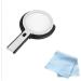 Magnifying Glasses for Hobbies Reading Magnifier Desktop Magnifying Glass Repair Student Reading Magnifying Glass Handheld Folding Portable 10xhd and led Vision - Buy Online on GoSupps.com
