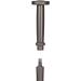 mDesign Bronze Toilet Plunger with Storage Holder Cover Set - Modern Design - Heavy Duty - Hyde Collection - Buy Online on GoSupps.com