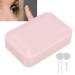 Durable Pink Contact Lens Box with Slide-Resistant Silicone Tweezers - Ideal for Office Travel & Home - Buy Online on GoSupps.com