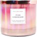 Bath and Body Works White Barn 3-Wick Candle w/Essential Oils - 14.5 oz - 2021 Fresh Spring Scents! (Pink Lemonade)