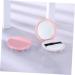 FRCOLOR 4 Sets Powder Puff Storage Box | Blusher & Foundation Case | DIY Makeup Powder Organizer | Portable Empty Powder Cases in Pink & Black - 7.5x7.5x1cm - Buy Online on GoSupps.com