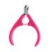 PSGS 1pc Nail Art Red Stainless Steel Cuticle Manicure Cutter Nippers Clipper Tool Cuticle Scissor Trimmer Manicure Tool (Color : Pink)