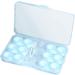 Sharplace Travel Contact Lens Case - 6 Pairs Small Size Container for On-the-Go Blue - Ideal for International Shipping - Buy Online on GoSupps.com