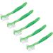 Verdant Touch Denture Brush Set - Professional Portable Double Sided for Elderly - Green 5 Pack | Buy Now for International Shipping - Buy Online on GoSupps.com