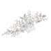 Ipetboom Hair Comb for Bride Easy to Use Hair Comb Artificial Flower Hair Comb Bride Headpieces for Wedding For Girl Friends Wedding Hair Comb Bridal Headwear Accessories Manual