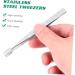 SEASFOUFU 10-Pack Duck Beak Clip Tweezers - Stainless Steel Photo Eyelash Plumbing & Hobby Tools for Precision & Durability - Buy Online on GoSupps.com