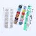 iFutniew Nail Art Rhinestone Decoration Set Irregular Crystal Diamond with Curved Silver Tweezer and White Nail Art Pen - Buy Online on GoSupps.com