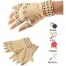 Adult Magnetic Therapy Gloves for Arthritis | Fingerless Joint Pain Relief - 1 Pair - Buy Online on GoSupps.com