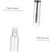 DRESSOOS 1 Set Mascara Tube Funnel Clear Eyelash Mascara Toiletry Containers Eyelash Wand Tube Black Plastic - Buy Online on GoSupps.com