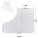 100Pcs Clear Plastic Disposable Booties for Foot with 100 Stickers for Snug Closure for Foot Pedicure Hot Spa Wax Treatment Foot - Buy Online on GoSupps.com