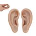 Soft Silicone Ear Model for Earrings Display - Realistic Flexible Simulation Ear for Ear Piercing Exercise (Dark Skin Color) | International Shipping - Buy Online on GoSupps.com