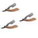 Beavorty 3 Stk Razor For Face Hairs Auslable Razor Women's Razor Manual Razor Bartschneider Shaving Handbook eyebrows trimmer rosewood
