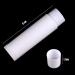 Hoiny 25pcs Empty Plastic Lipstick Tubes - DIY Lip Balm Containers (5ml White) for International Shipping - Buy Online on GoSupps.com