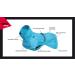 Rukka Pets HASE Raincoat for Dogs - Turquoise - Waterproof & Stylish (Size 25) - Buy Online on GoSupps.com