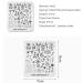 Christmas Nail Art Stamping Plate - Festive Elk, Snowman, Bell, Balloon & Tree Design Tool (CH019) - Buy Online on GoSupps.com
