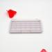 2-Piece 24 Grids Refillable Makeup Palette Case | Cosmetic Lipstick Lip Balm & Eyeshadow Organizer - White & Black - Buy Online on GoSupps.com
